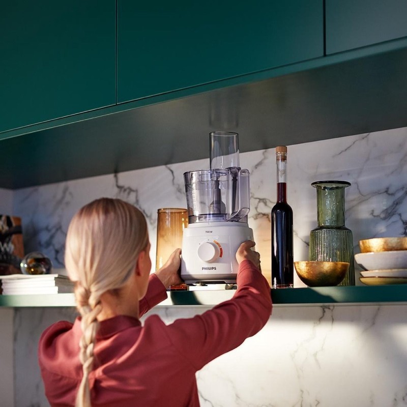 Philips Daily Collection HR7320 Køkkenmaskine 2.1liter 700W Hvid